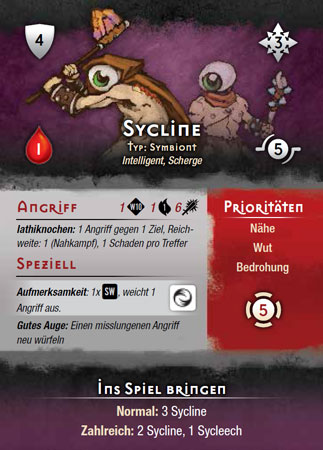 Sycline Kreaturenkarte